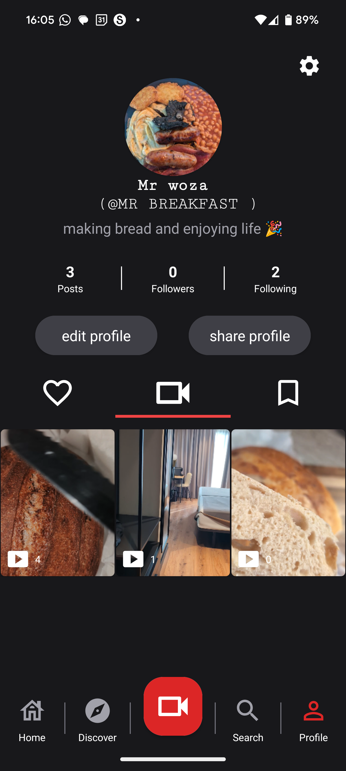 Mazimba user profile