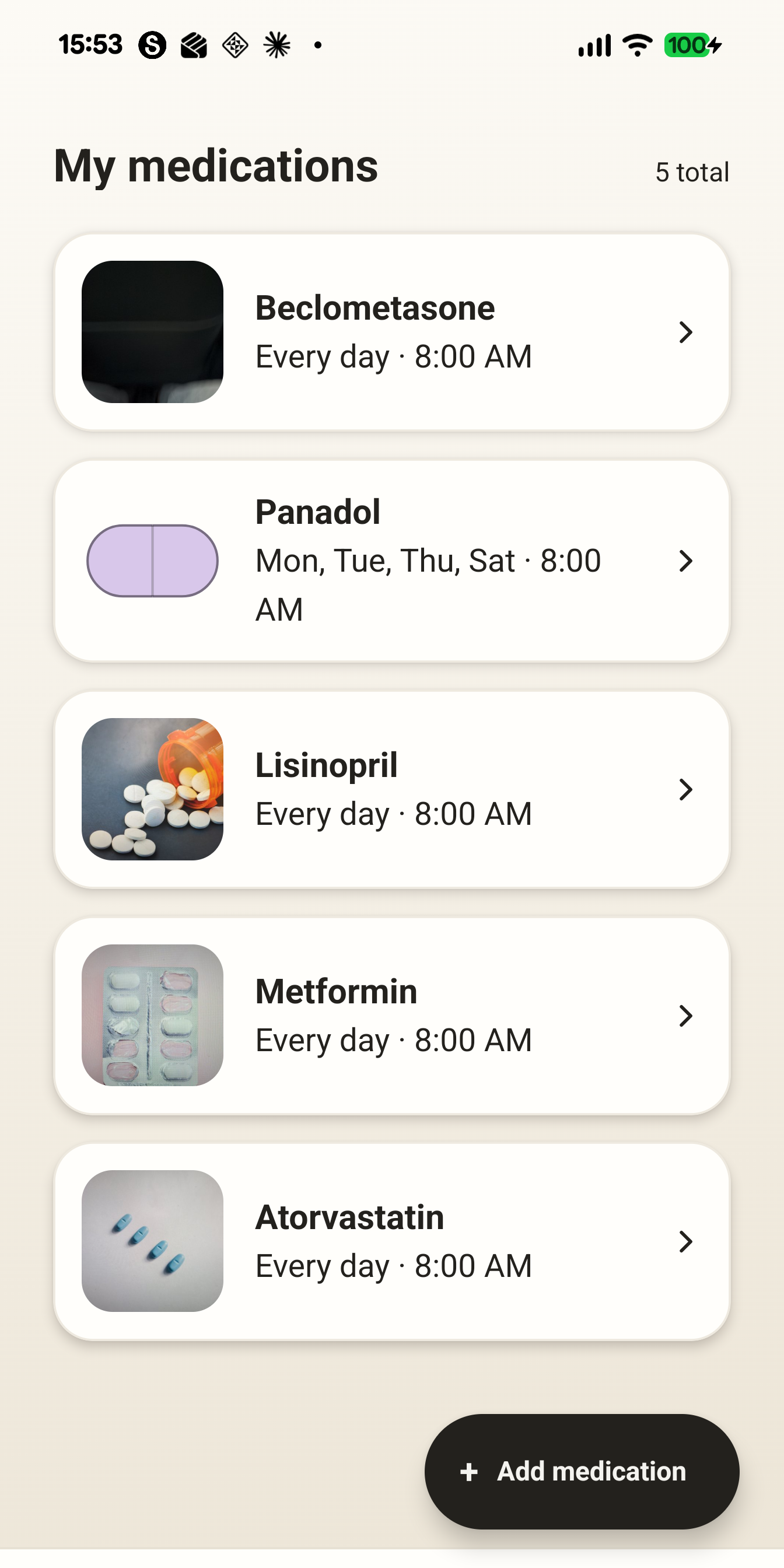 RemTab medications list